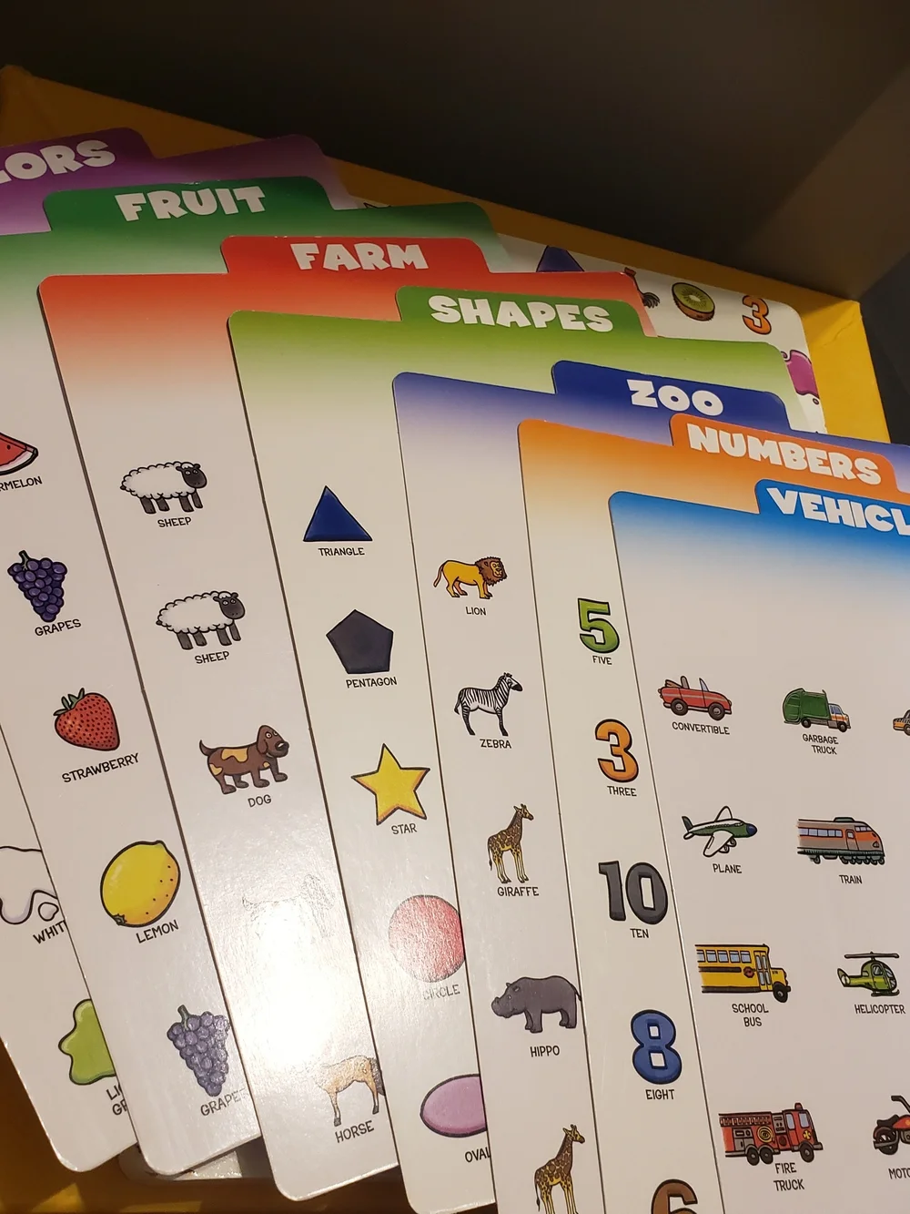 Melissa & Doug Kids Memory Game - Yellow with Blue Flaps